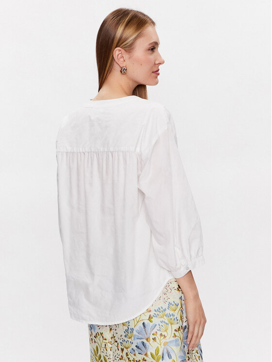 Moss Copenhagen Moss Copenhagen Koszula 17526 Biały Basic Fit