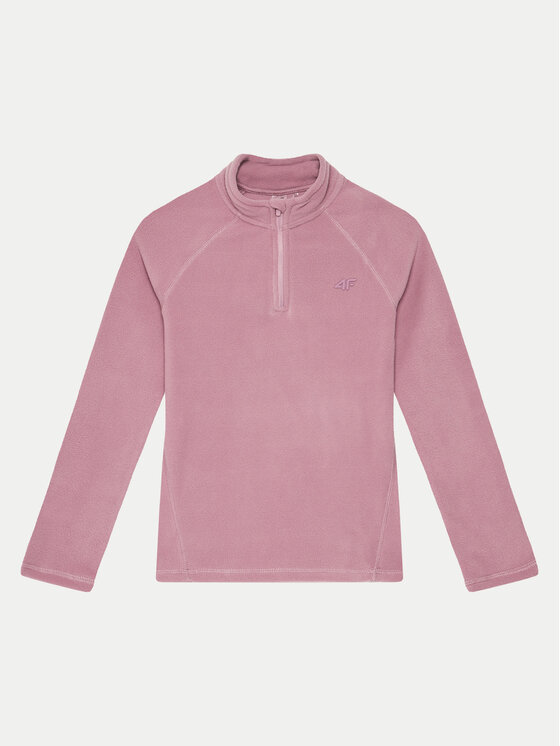 4F 4F Felpa di pile 4FJWAW24UFLEF052 Rosa Regular Fit