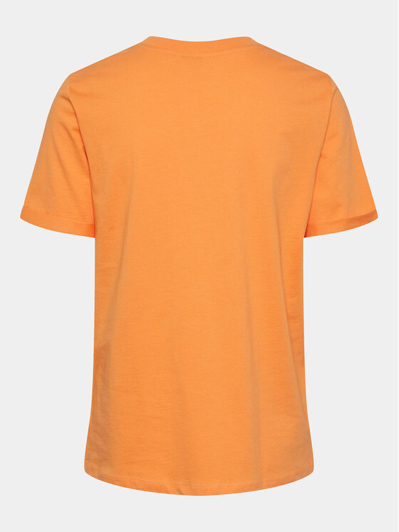 Pieces Pieces Tricou Ria 17086970 Portocaliu Regular Fit