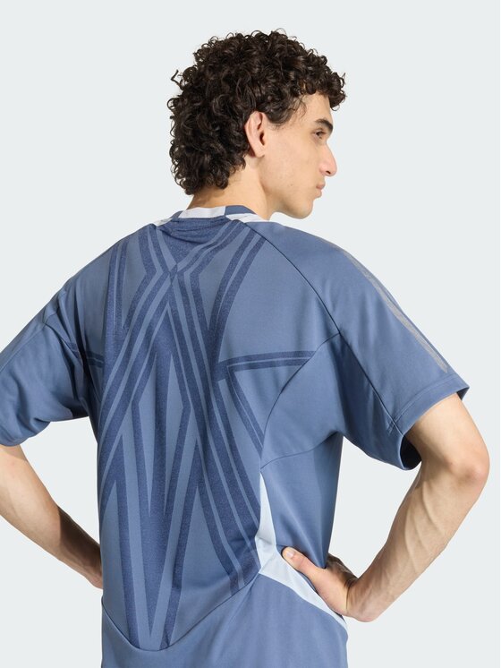 adidas adidas T-Shirt 159222 Błękitny Slim Fit