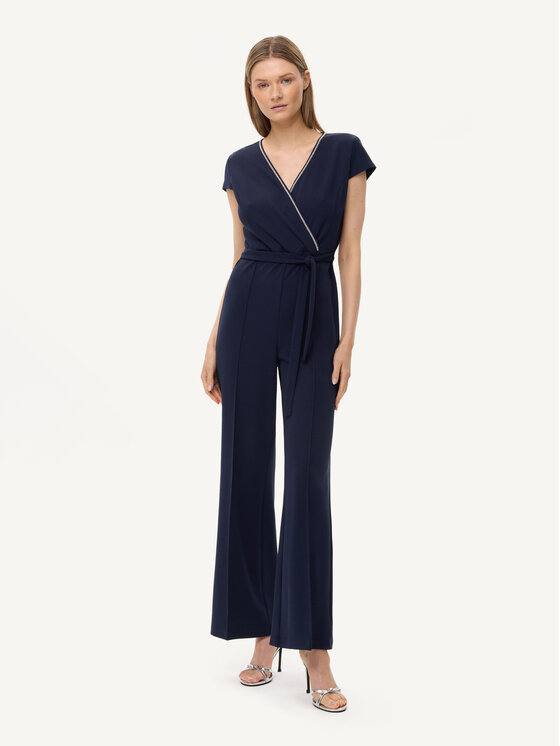 KMX KMX Kombinezon 192860012 Granatowy Fitted Fit