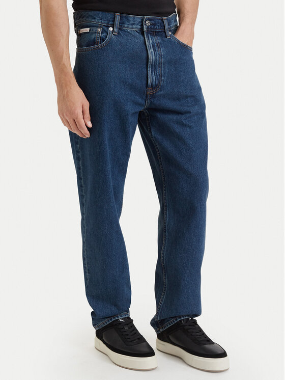 Calvin Klein Calvin Klein Traperice LV04RD712G Tamnoplava Regular Fit