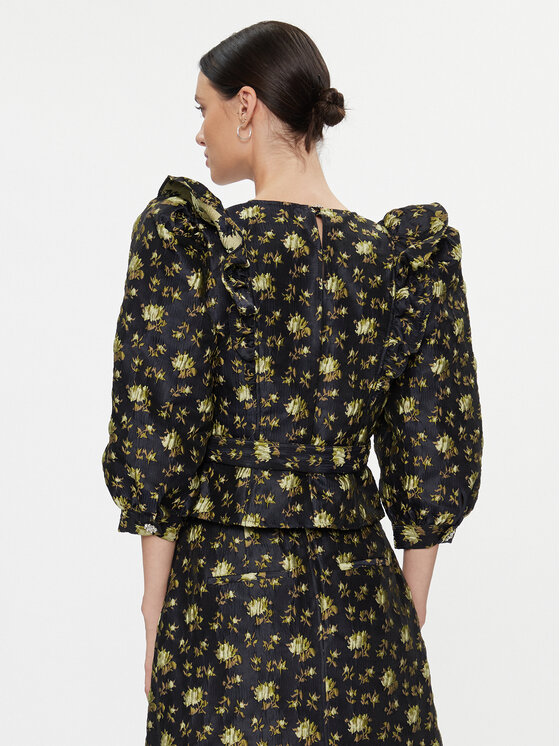 Custommade Custommade Блуза Delinda 999442218 Черен Regular Fit