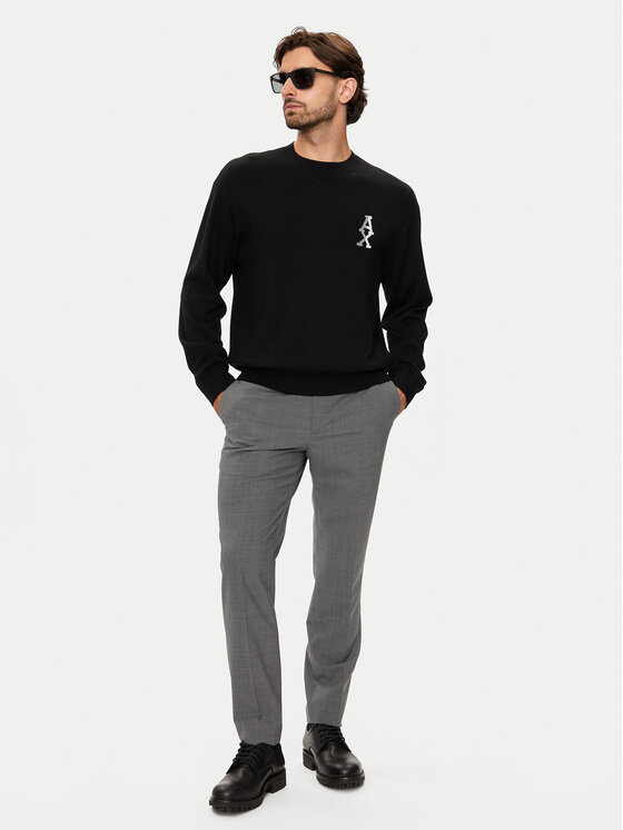Armani Exchange Armani Exchange Maglione 6DZM6H ZM5BZ 1200 Nero Regular Fit