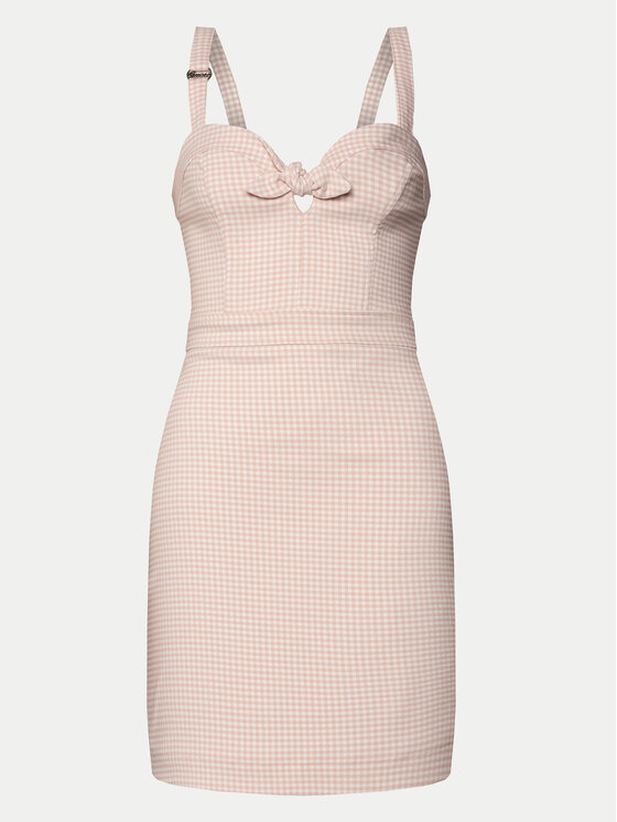 Guess Guess Koktel haljina Sl Lilia W4GK13 WG492 Ružičasta Slim Fit