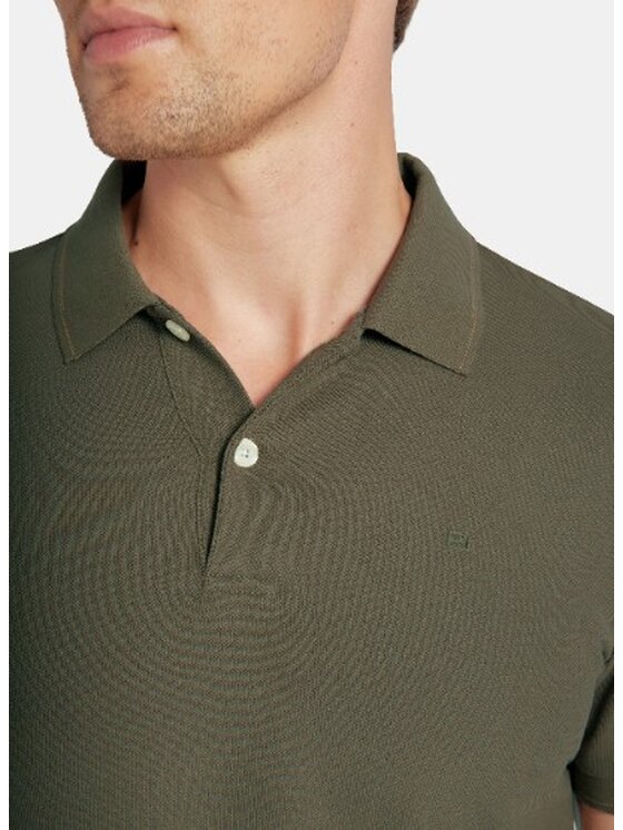 Pako Lorente Pako Lorente Polo P25WF-TX-003 Zielony Classic Fit