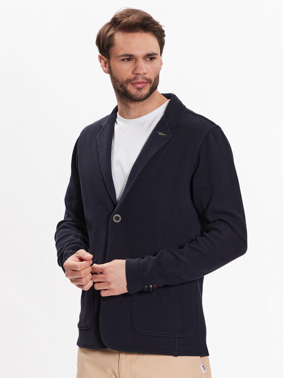 Aeronautica Militare Sakko 231AB2074F499 Dunkelblau Regular Fit 