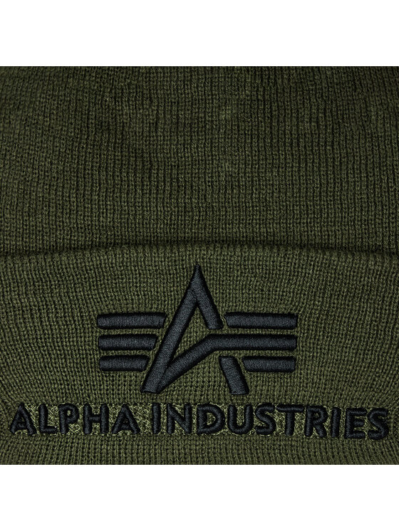 Alpha Industries Alpha Industries Čepice 3D Beanie 168910 Zelená