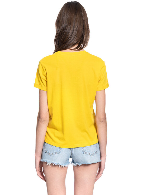 Lee Lee T-shirt SS GLOBAL TEE Giallo Regular Fit