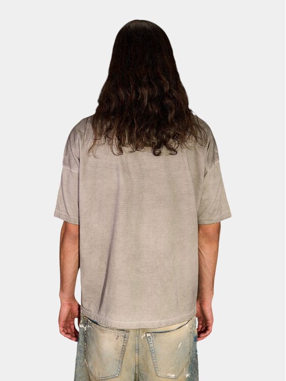 MADE BY SOCIETY MADE BY SOCIETY T-Shirt BRUT SILLAGE - T17529 Szary Basic Fit