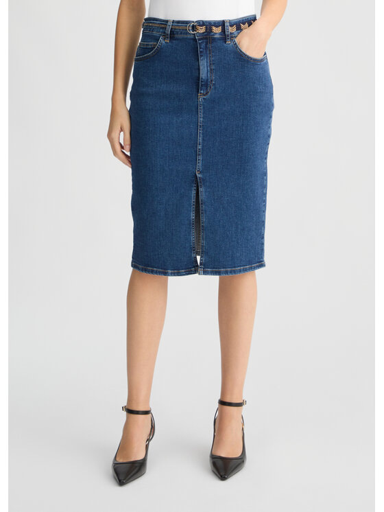 Liu Jo Gonna di jeans UA5134D4448788 Blu Regular Fit