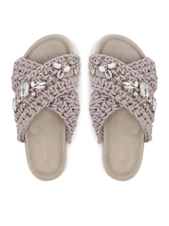 Inuikii Inuikii Παντόφλες Woven Stones 70104-106 Γκρι