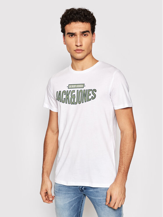 T-shirt Jorbooster Tee 12191055 Bianco Regular Fit...