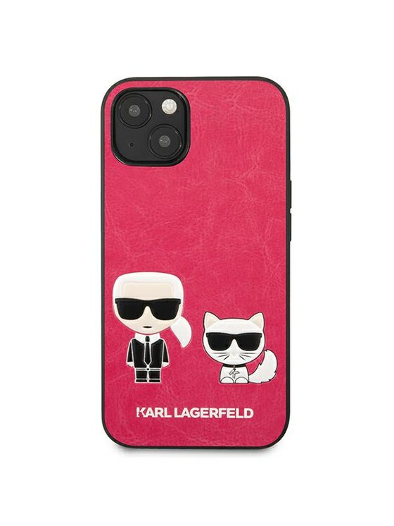 KARL LAGERFELD KARL LAGERFELD Etui na telefon iPhone 13 Mini Fioletowy