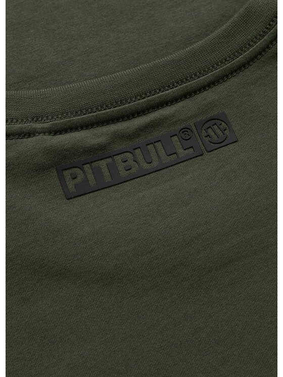 PITBULL PITBULL T-Shirt HILLTOP Zielony ciemny Regular Fit