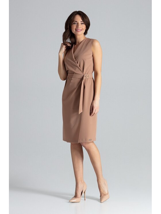 Lenitif Lenitif Vestito L037 Marrone Regular Fit