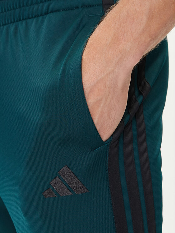 adidas adidas Trenerka Basic 3-Stripes JX5502 Zelena Regular Fit