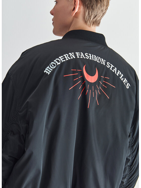 Pako Lorente Pako Lorente Kurtka bomber M22SF-5X-001 Czarny Regular Fit