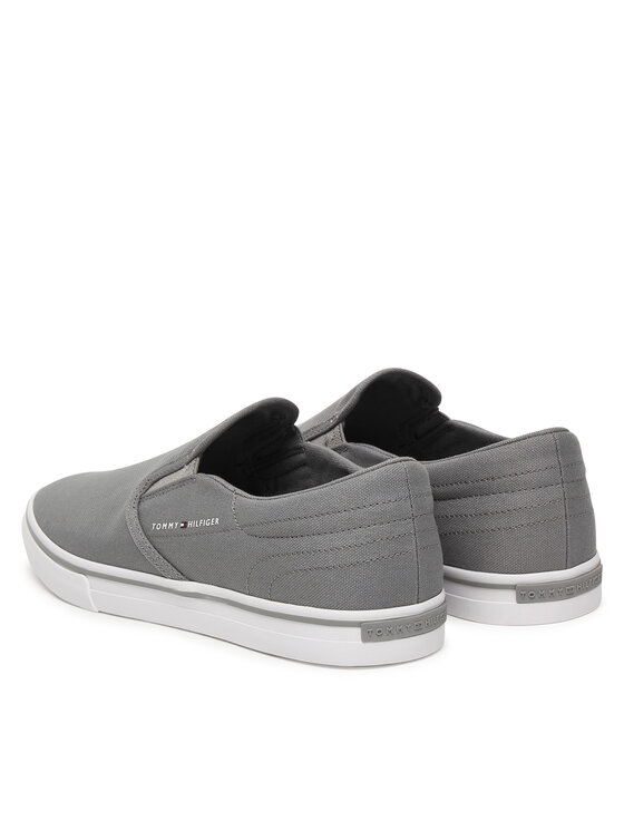 Tommy Hilfiger Tommy Hilfiger Teniși Vulc Core Slip On FM0FM05689 Gri