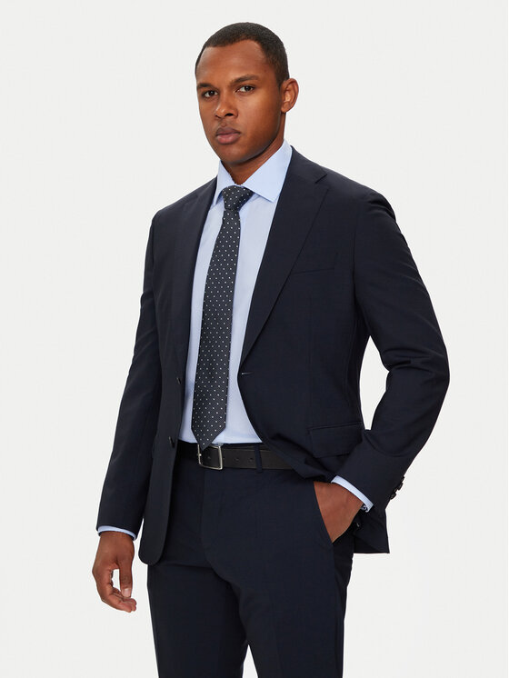 BOSS Boss Cravatta H-Tie 50524440 Blu scuro