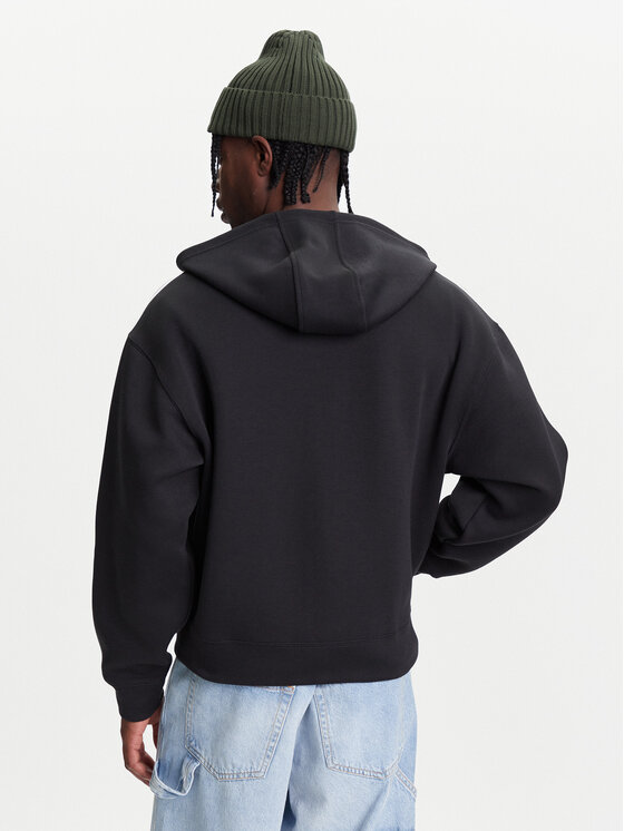adidas adidas Felpa adicolor Spacer JX1507 Nero Loose Fit