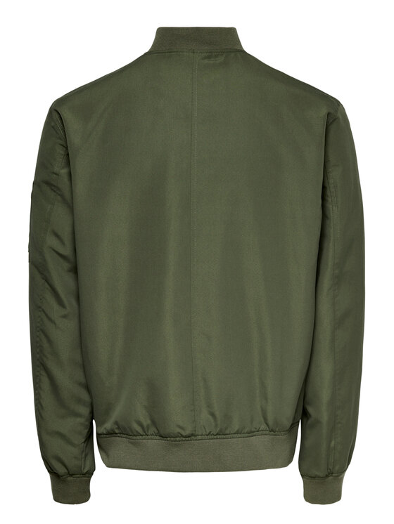 Only & Sons Only & Sons Bomber stila jaka Jack 22015866 Zaļš Regular Fit