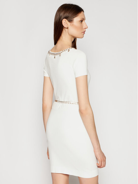 Vestito di maglia AM-03S-11E2-V330 Bianco Regular