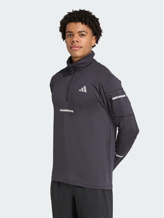 adidas adidas Koszulka techniczna Adi365 Running CLIMAWARM Czarny Regular Fit