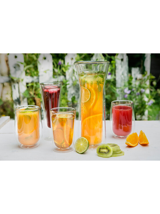 Vialli Design Vialli Design Karafka KARAFKA Z PODWÓJNĄ ŚCIANKĄ 800ML AMO 3031 Przezroczysty