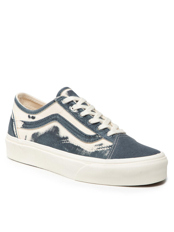 Vans old 2025 skool bleu blanc
