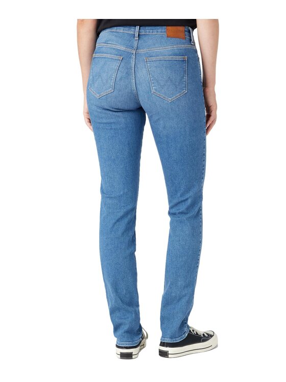 Wrangler Wrangler Jeansy W28LLG34M Niebieski Slim Fit