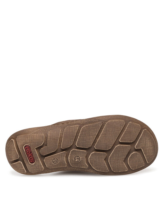 Rieker Heren voorjaar/zomer 21599 slippers, bruin, 44 EU