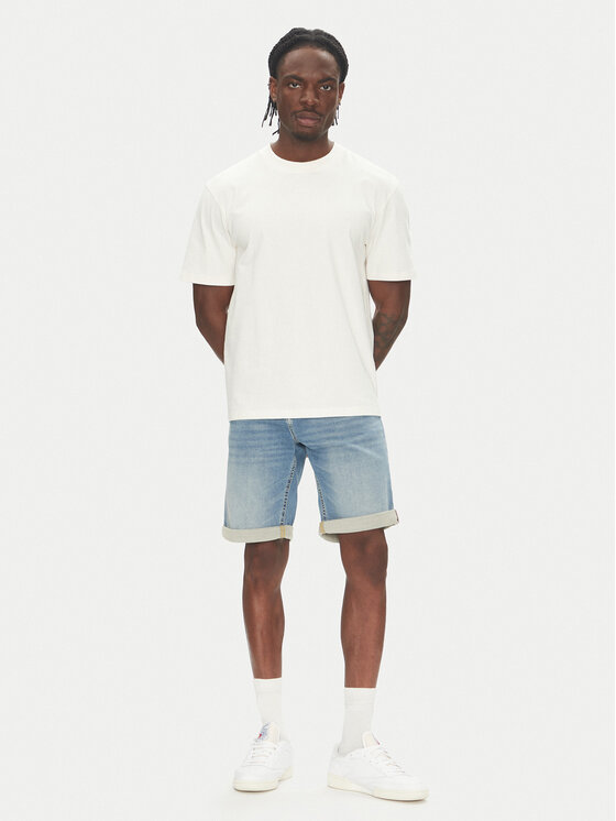 Mustang Mustang Jeansshorts Chicago Z 1016349 Blau Slim Fit