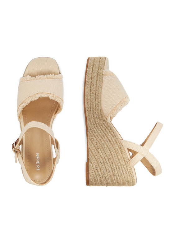 DeeZee DeeZee Espadrile E0822-4A Bež
