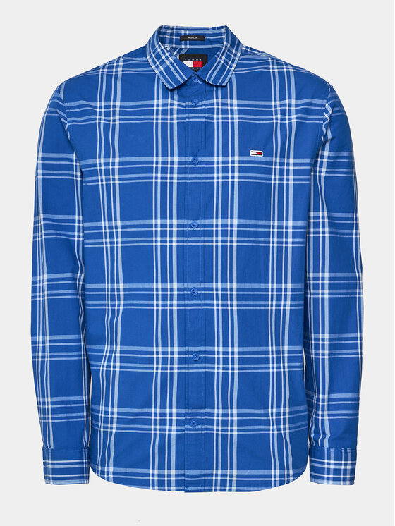Tommy Jeans Tommy Jeans Košeľa Poplin DM0DM18968 Modrá Regular Fit