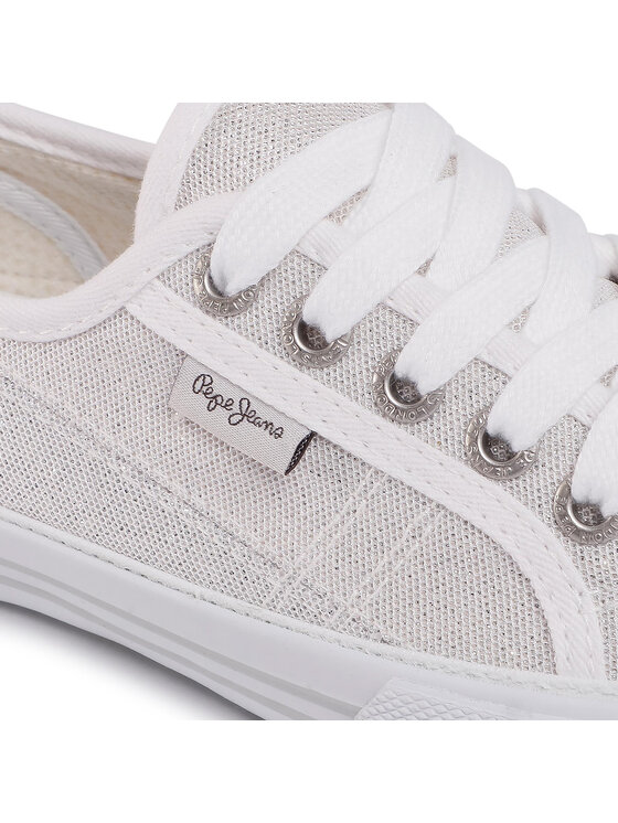 Pepe Jeans Pepe Jeans Teniszcipő Aberlady PLS30950 Fehér
