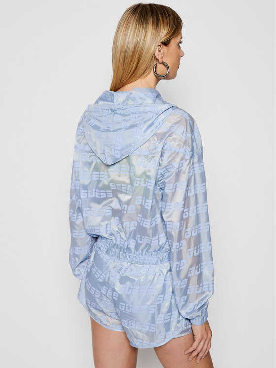 Guess Guess Giacca di transizione O1GA27 WDEZ0 Blu Regular Fit