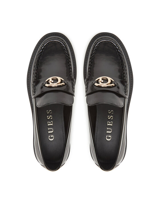 Guess Guess Loafersy FLTYNK ELE14 Czarny
