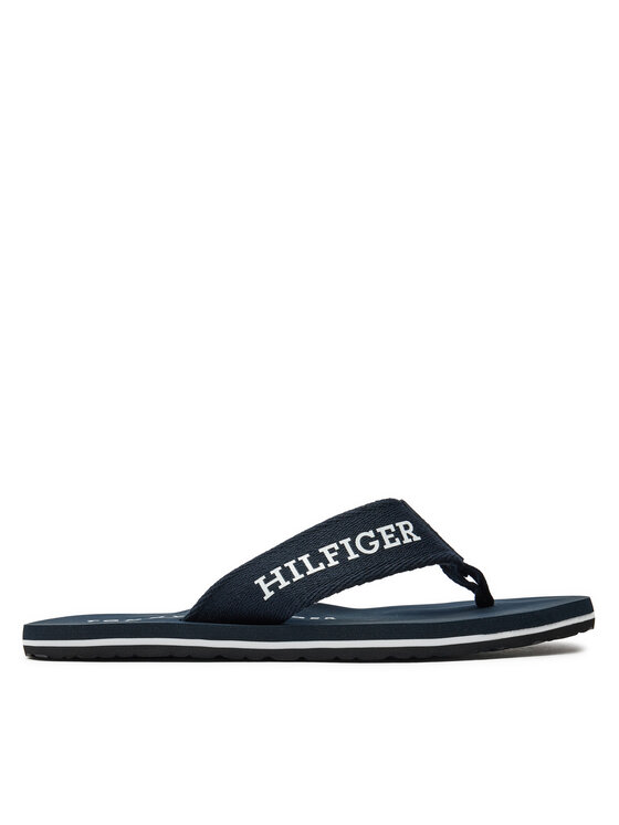 Flip flop Tommy Hilfiger Monotype FM0FM05237 Bleumarin
