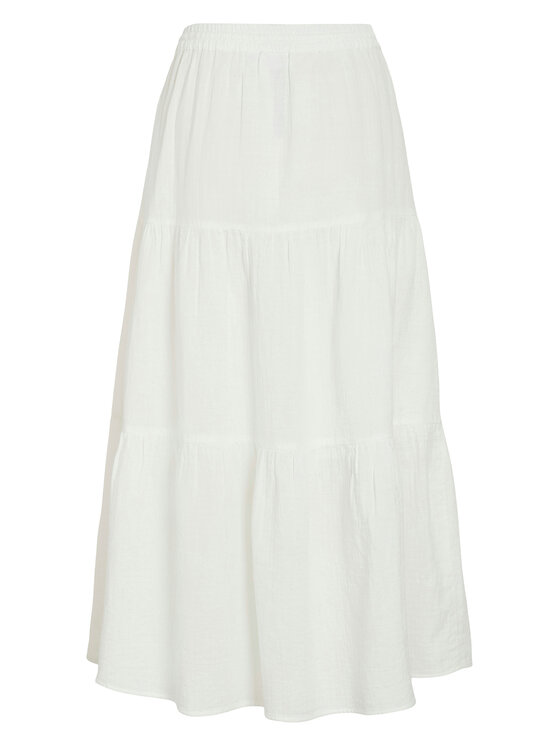Vila Vila Maxi suknja Lania 14105428 Bijela Regular Fit