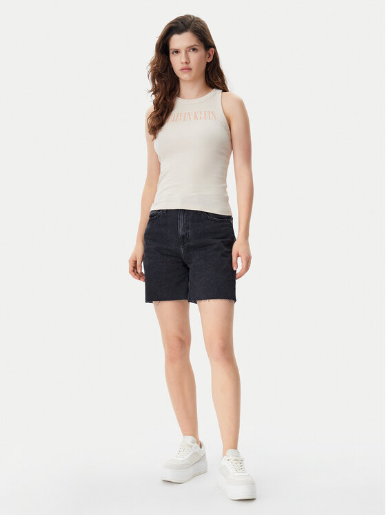 Calvin Klein Jeans Calvin Klein Jeans Džinsiniai šortai J20J225190 Juoda Loose Fit