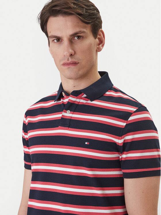 Tommy Hilfiger Tommy Hilfiger Polokošeľa 1985 MW0MW17770 Tmavomodrá Regular Fit