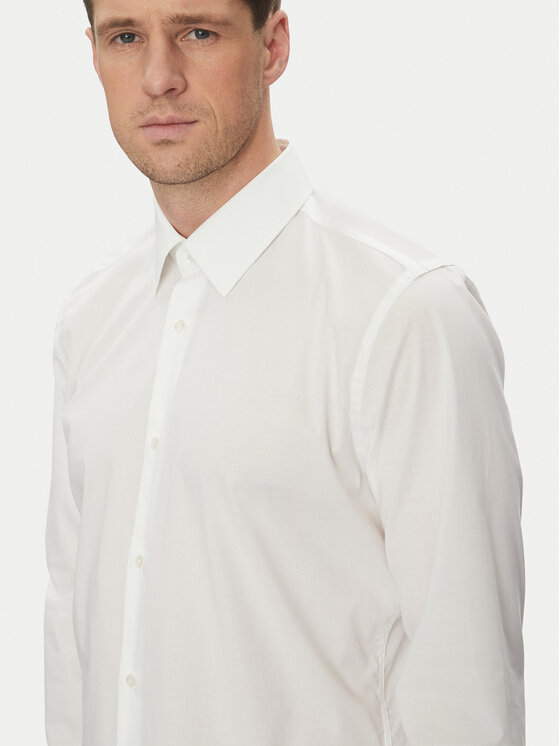 JOOP! JOOP! Košile 17 JSH-63Pierce 30044587 Bílá Slim Fit