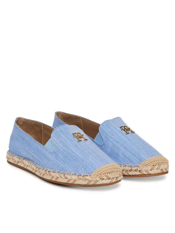 Tommy Hilfiger Tommy Hilfiger Espadrile Chambray Espadrille FW0FW08539 Albastru