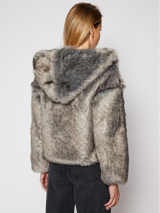 Pelliccia Eurydice Grigio Slim Fit