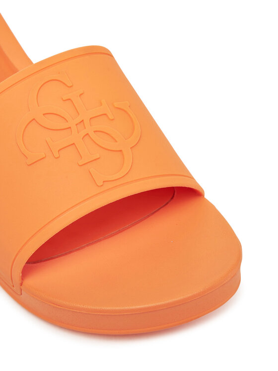 Guess Guess Şlapi E5GZ06 BB00F Portocaliu