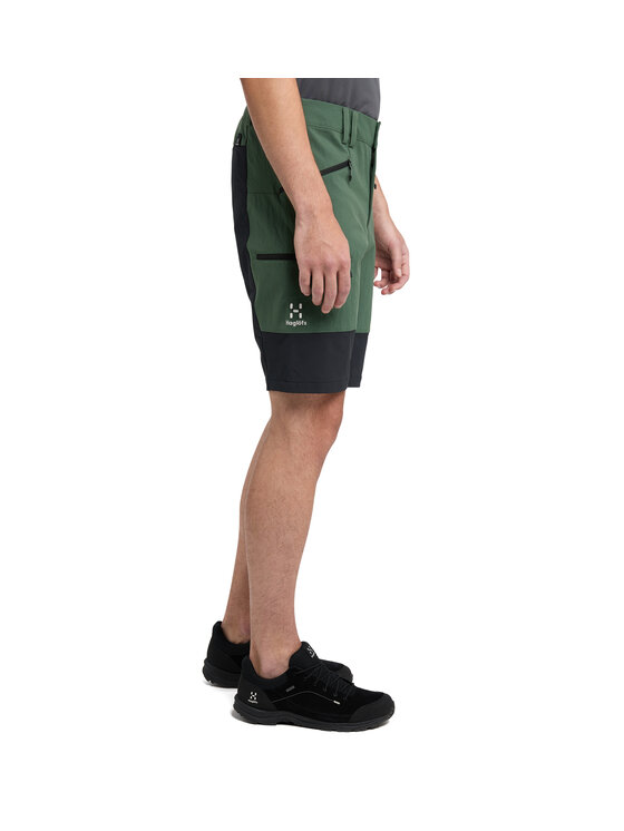 Haglöfs Haglöfs Szorty materiałowe Mid slim shorts Zielony Active Fit