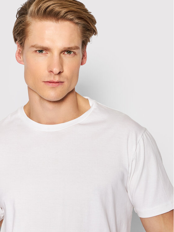 Pepe Jeans Pepe Jeans Σετ 2 T-Shirts Rocco PM503657 Λευκό Regular Fit
