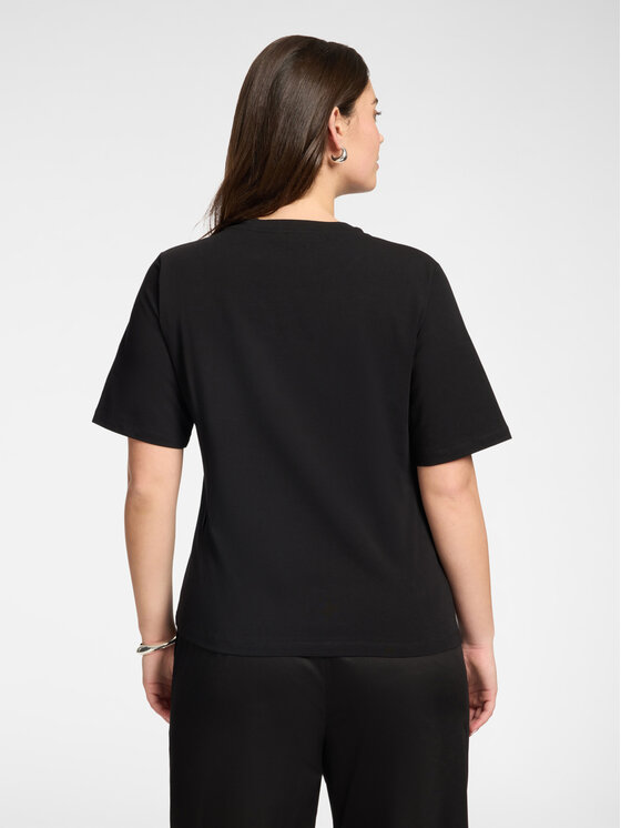 Elena Mirò Elena Mirò T-Shirt G071Z100627N033 Czarny Regular Fit
