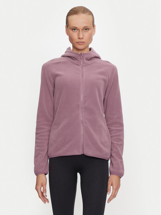 4F 4F Флісовий реглан 4FWMM00TFLEF291 Рожевий Regular Fit